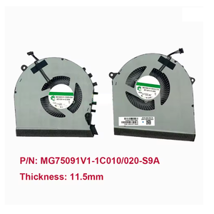 Ventilateurs de refroidissement CPU GPU TPN-C144 pour <span class=keywords><strong>PC</strong></span> HP <span class=keywords><strong>OMEN</strong></span> 17-CB 17-CB0066TX RTX2080, ventilateur de refroidissement L62866 L62864 L57367-001 MG75151V1 - Product Image 6