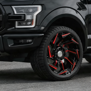 Jantes forgées tout-terrain <span class=keywords><strong>noir</strong></span> brillant 17-23 pouces 5x127 à profil profond pour Jeep Wrangler <span class=keywords><strong>4x4</strong></span> SUV Luxe Premium - Product Image 3