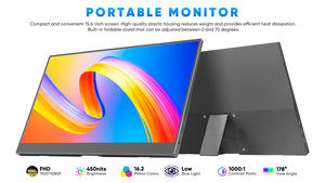Moniteur portable sans fil haute performance de 15,6 pouces, écran IPS Full HD, haut-parleurs intégrés pour les présentations en conférence - Product Image 6