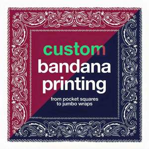 ผ้าโพกหัวดีไซน์เนอร์พร้อมโลโก้แบบกำหนดเองสีพิมพ์แบบเต็มตัว - Product Image 6