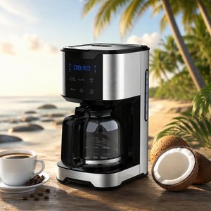 Appareils électroménagers : Machine à café intelligente à filtre italien simple, 12 tasses, avec fonction verseur automatique - Product Image 3