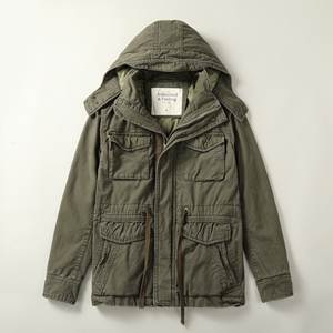 Veste de travail matelassée rétro kaki pour <span class=keywords><strong>homme</strong></span>, épaisse, à multiples poches, pour l'hiver, avec capuche, <span class=keywords><strong>mi</strong></span>-longue, pour l'extérieur - Product Image 6