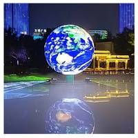Pantalla LED de Bola para Exhibición en Stock de Fábrica con Forma Esférica y Diámetros de 2m, 3m, 4m, 5m, 6m, 7m, 8m, 9m, 10m