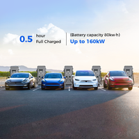Chargeurs rapides DC CCS2 personnalisés pour véhicules électriques, station de charge intégrée, IP54 pour usage commercial
