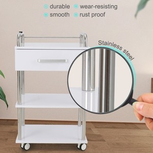 Dongpin Beauty Multifunctional Storage <b>Cart</b> 50x40x84.9cm Hospital Ward Mobile <b>Tool</b> <b>Cart</b> - Product Image 2