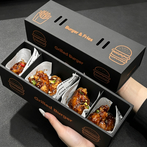 Boîte repas simple pour la préparation des repas, conteneur alimentaire en papier kraft uni pour salade et boîte à emporter - Product Image 1