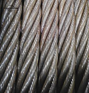 Морской оцинкованный кабель, Круглый стальной трос, горячеоцинкованный/неоцинкованный 6x36WS + IWRC 36 мм 44 мм с смазкой - Product Image 6