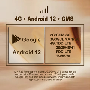 Téléphone portable QIN F22 Pro 4G, 4/6 Go + 64 Go, 2150 mAh, Android 12, LTE mondial, simple SIM, clavier et écran tactile - Product Image 3