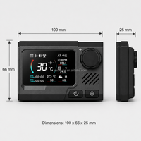 Controlador LCD OkyRie HC-K024 para Calefactor de Aire Diésel, 12V 24V, Panel Universal para Calefacción de Estacionamiento para Camiones, Autocaravanas, Barcos