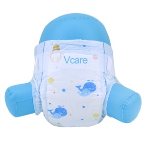 Couches jetables en coton VCARE de haute qualité pour bébés, prévention des fuites 3D, douces, respirantes, absorption optimale, fermeture magique, tailles S/M/L/XL, ISO/CE - Product Image 4