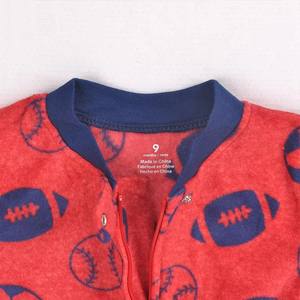 <span class=keywords><strong>Combinaison</strong></span> douce personnalisable en usine pour nouveau-né garçons arrivée d'hiver bébé <span class=keywords><strong>polaire</strong></span> pyjamas barboteuses fermeture éclair personnalisable pour l'arrivée - Product Image 6