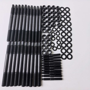Kit de Pernos de Cabeza de Cilindro para Motor Chevrolet LS1 LS3 04-19, Juego de Herrajes Negros - Product Image 3