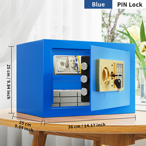 Coffre-fort électronique ignifuge coloré pour bureau à domicile, dépôt numérique d'argent, serrure électronique, coffre-fort de chambre d'hôtel - Product Image 3