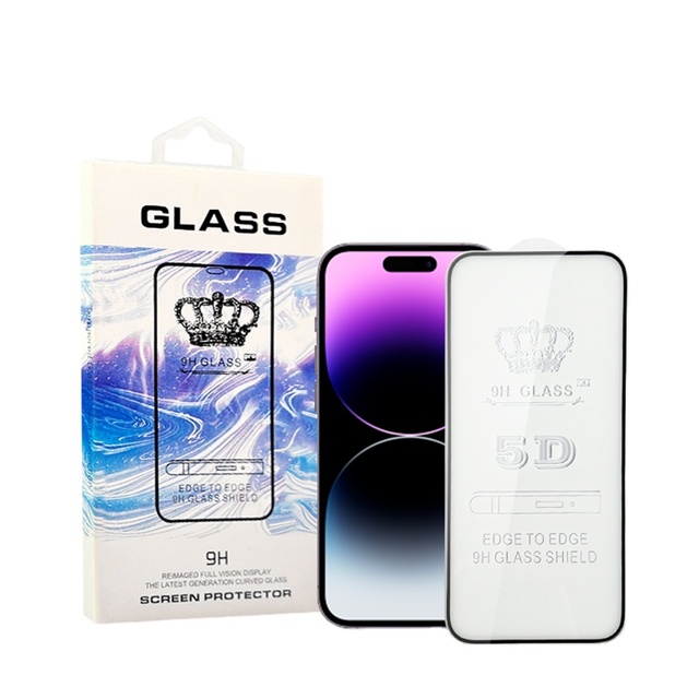 5D Diamond High Quality HD Scratch Resistant Full Coverage Tempered Scratch Screen Protectors for iphone