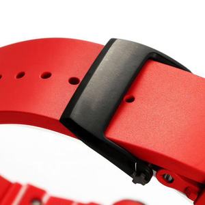 Reloj Mecánico de Fibra de <span class=keywords><strong>Carbono</strong></span> Rojo para Hombre, Diseño Completamente Hueco, Reloj de Diseñador, Estilo Ejecutivo y Casual, Reloj de Lujo 3502 - Product Image 4