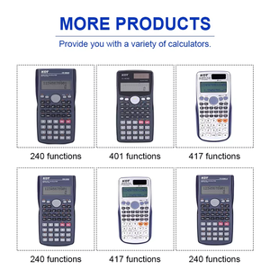 Calculadora Científica Multifuncional 82Ms com 240 Funções para Estudantes, Bateria, Plástico, Uso Escolar e de Escritório, Display de Duas Linhas - Product Image 5