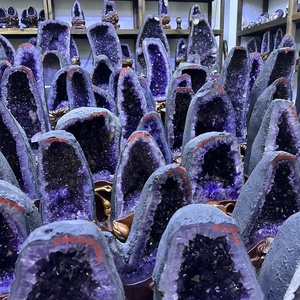 Kích Thước Lớn Thạch Anh Tím Geode Chất Lượng Cao Tự Nhiên Brazil Thạch Anh Tím Cụm Pha Lê Geode Trang Trí Cho Phong Thủy Trang Trí Nội Thất - Product Image 5