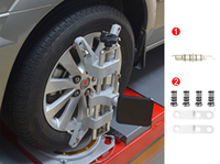 Serre-roues à 4 points de fixation pour alignement de roues