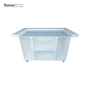 Bancone <span class=keywords><strong>Bar</strong></span> Rustico, Tavolo per Eventi, Arredamento per Catering, Stazione Bevande Portatile per Matrimoni e Ristoranti - Product Image 1