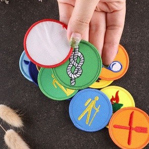Parche Termoadhesivo de Tela Ecológica para Exteriores, Redondo de 5 cm, Bordado Colorido de <span class=keywords><strong>Boy</strong></span> Scout para Ropa y Gorras - Product Image 3