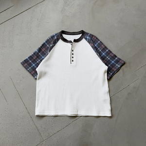 Fabricants de vêtements, chemises thermiques unisexes personnalisées, vêtements décontractés, chemises en tricot gaufré, chemises à manches courtes en tricot gaufré de style japonais pour hommes - Product Image 3
