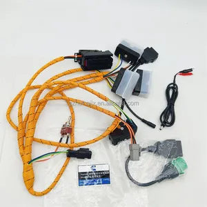 Bagian ekskavator kualitas tinggi untuk Cummins mesin pemrograman diagnostik deteksi sikat menulis kabel Harness untuk CM570 CM870