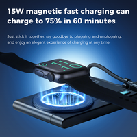 Batterie externe magnétique 5000 mAh 10000 mAh, chargeur portable sans fil pour iPhone