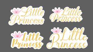 Festa di compleanno principessa forniture ragazza rosa e oro decorazioni per festa di compleanno con corona principessa striscione di <span class=keywords><strong>buon</strong></span> compleanno - Product Image 4