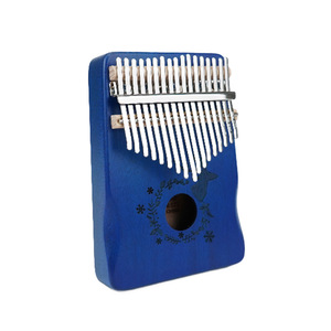 Kalimba Thumb Piano 17 teclas con instrucción de estudio y martillo de afinación, portátil Mbira <span class=keywords><strong>Sanza</strong></span> Finger Piano, regalo para niños adultos Beginn - Product Image 4
