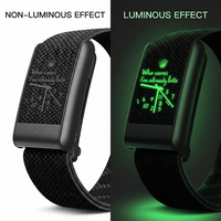 Correa de Reloj de Nailon Duradera con Patrón de Silicona Luminosa Personalizada de Bandjoy, Correas Transpirables para Whoop 5.0 MG