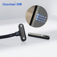 Câble connecteur magnétique USB3.1 10 Gbps personnalisé à 16 broches Pogo Pin
