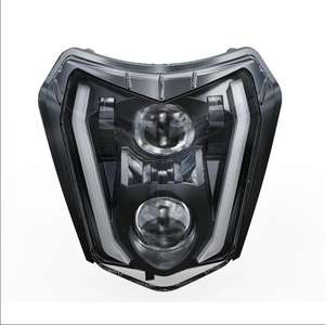 Phare de moto avec certificat E24-Mark Compatible avec <span class=keywords><strong>KTM</strong></span> EXC SXF MX Dirt Bike Enduro - Product Image 1