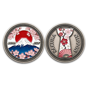 Monedas Conmemorativas de Colección de Alta Calidad, Diseño Personalizado, Metal, Grabado 3D, Pintura Esmaltada, Doble Cara - Product Image 1