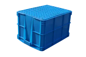 NEXARA Stackable kotak logistik plastik, XS500-320 HDEP tugas berat tahan lama berbagai ukuran pengiriman berbeda