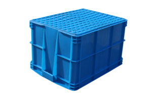 NEXARA штабелируемые сверхпрочные XS500-320 пластиковые логистические коробки, прочный ящик с прикрепленной крышкой - Product Image 3