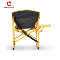 Chaise de camping pliable pour enfant Sunshine Outdoor en acier, avec table latérale