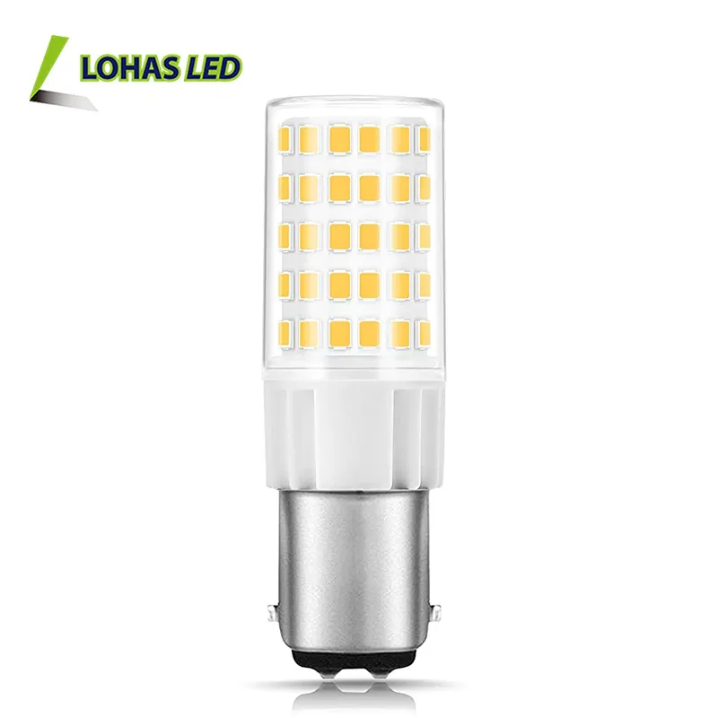 BA15D LED Bulbs 6W 110-130V Daylight White Double Contact Bayonet Base Mini Corn Light for Sewing Machine  Vacuum Cleaner  Lamp