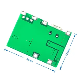 Lithium Li-ion 18650 3.7V 4.2V carte de chargeur de batterie DC-DC Module de suralimentation TP4056 pièces de Kit de bricolage personnaliser la chine