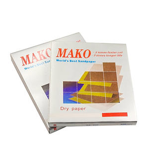 Papier abrasif sèche de luxe Mako 230x280 P600, lubrifié, électro-revêtu, pour le polissage - Product Image 3