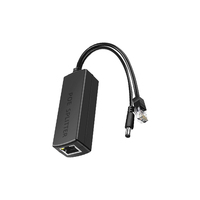 Répartiteur POE Standard prix usine 48V à 12V câble de caméra réseau Module d'alimentation répartiteur Poe 12v 5521DC