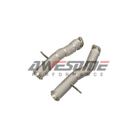 Collecteur d'échappement haute performance pour Mercedes C43 E43 GLC43 AMG et C400 C450 E400 E450 Moteur M276 avec bouclier thermique LHD/RHD