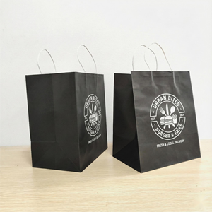 Bolsa De Papel Kraft Paper <b>Bag</b> <b>Gift</b> Packaging Children Party Handle <b>Bag</b> With Twisted Flat Handle - Product Image 1