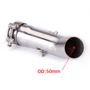 Pour Yamaha FZ8 FZ8N <span class=keywords><strong>FZ8S</strong></span> F Z8 S FZ8N YZF-FZ8 FZ800 Fazer Moto D'échappement Évasion Moto Slip-Sur Milieu Lien Tuyau - Product Image 5