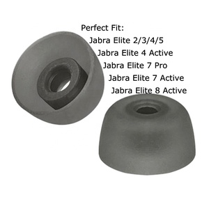 Puntas de Silicona para Auriculares <span class=keywords><strong>Jabra</strong></span> <span class=keywords><strong>Elite</strong></span> 2 3 <span class=keywords><strong>4</strong></span> 5 7 Pro, Reducción de Ruido, Cubierta de Silicona Activa para <span class=keywords><strong>Jabra</strong></span> <span class=keywords><strong>Elite</strong></span> 7 8 - Product Image 1