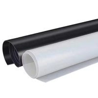 Rouleau de feuille de caoutchouc de silicone naturel ultra-mince, souple, haute transparence, transparent, solide, résistant aux hautes températures et à l'usure
