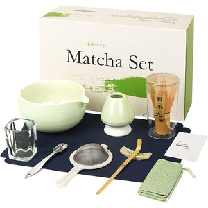 Venta caliente 11 piezas Matcha batidor conjunto profesión Matcha Starter herramientas caja de regalo conjunto bambú Chasen cuenco de cerámica con pico - Product Image 1