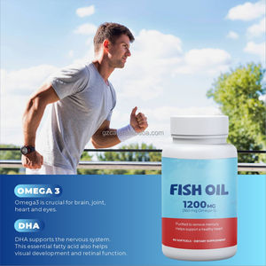 Suplemento de aceite de pescado <span class=keywords><strong>Omega</strong></span> 3 compatible con la salud del corazón 1200mg cápsulas blandas de aceite de pescado - Product Image 2