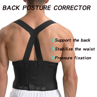 Ceinture de soutien lombaire en gros d'usine avec bretelles réglables, respirante et confortable, pour le quotidien et le sport