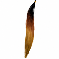 Extensions de cheveux synthétiques à tresser, 22 pouces, 150g, dégradé ombré, lisses comme des baguettes, en fibre haute température, vente directe usine