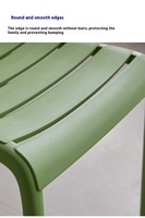 Chaise de salle à manger moderne en plastique pour restaurant, style loisirs, ensemble de chaises de jardin, chaises d'extérieur